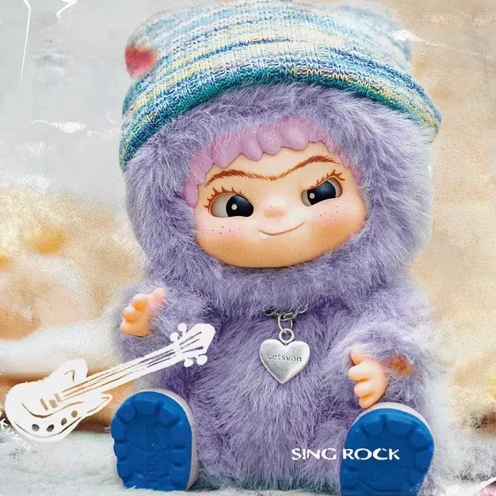 Letsvan WAKUKU Fuzzy Trendy Fun Party Series “Sing Rock” Collectible Doll